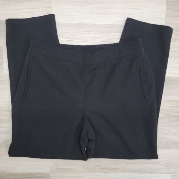 ADRIENNE VITTADINI Womens Black Pull On Pants Size 14 - Picture 2 of 9